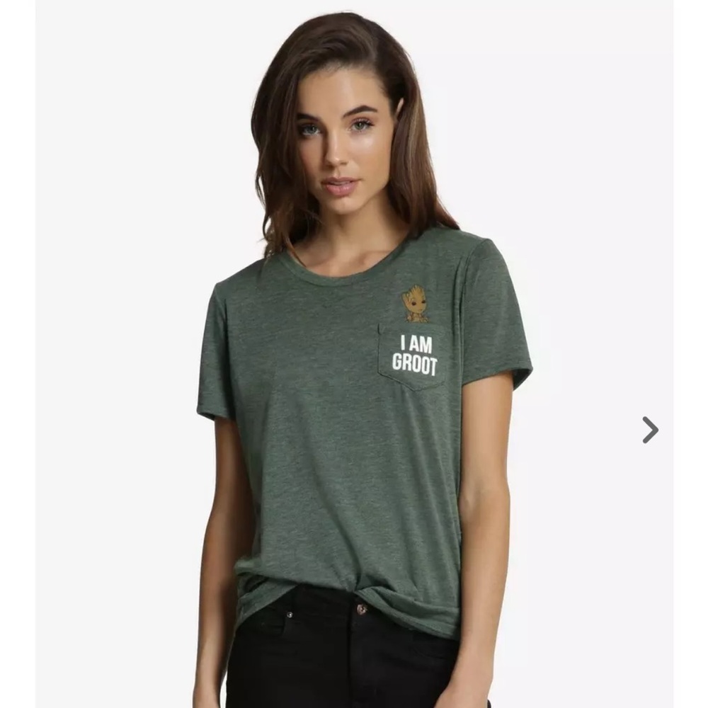 I Am Groot Pocket Tee